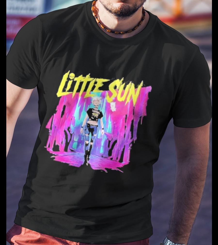 Cyberpunk 2077 Little Sun Neon Street T-Shirt