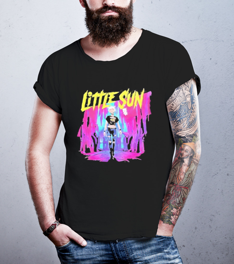 Cyberpunk 2077 Little Sun Neon Street T-Shirt