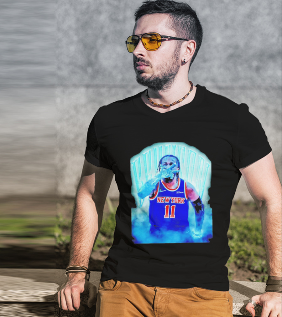 New York Ice Man Brunson 11 Jersey Knicks T-Shirt