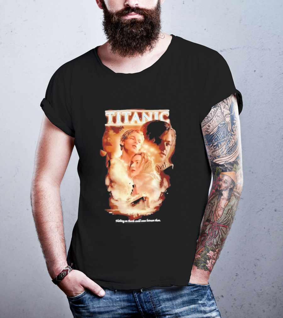 Titanic Jack Dawson Rose Dewitt Bukater Iconic Movie Romance T-Shirt