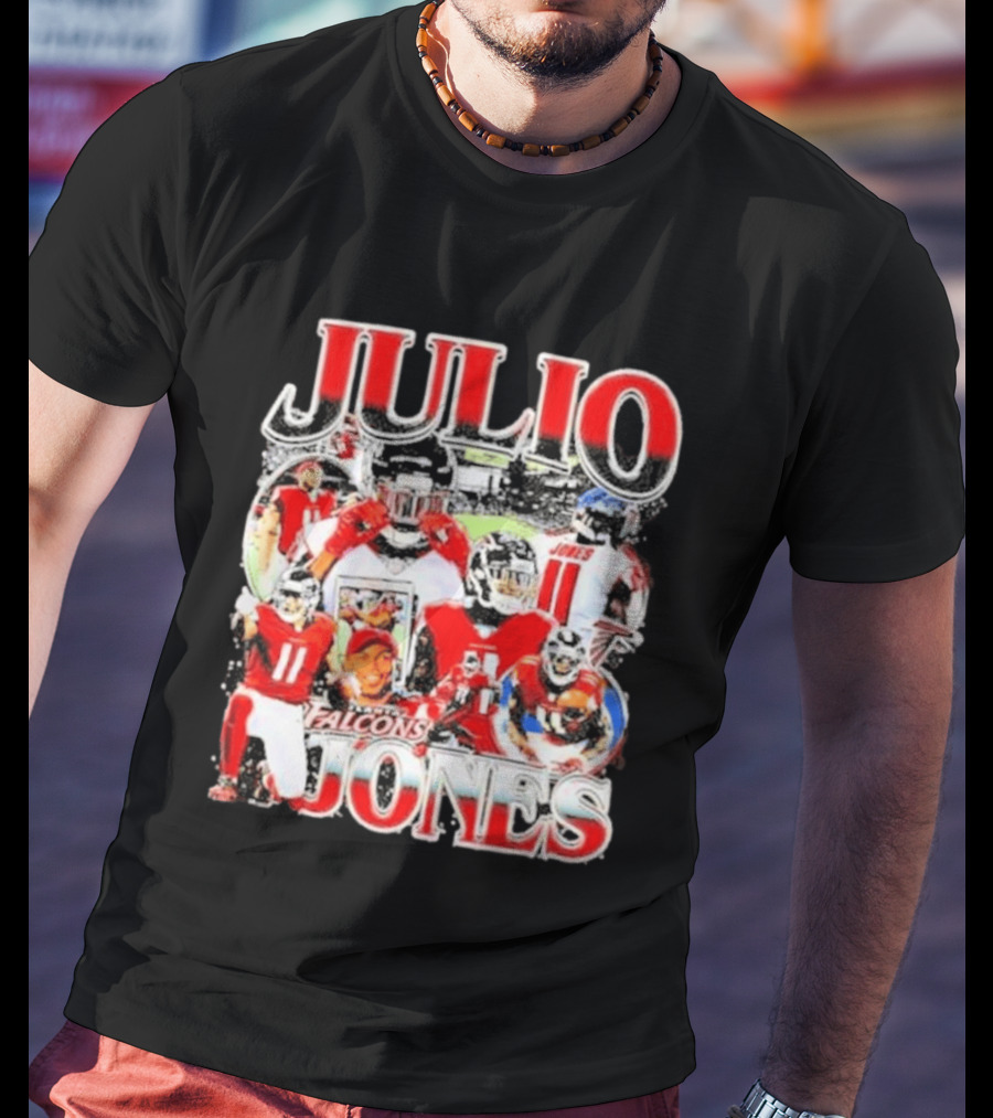 Julio Jones Iconic Atlanta Falcons Football Moments T-Shirt
