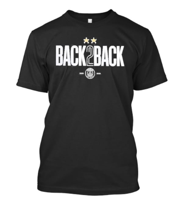 Paris Saint Germain Back 2 Back 2023 Stars T-Shirt