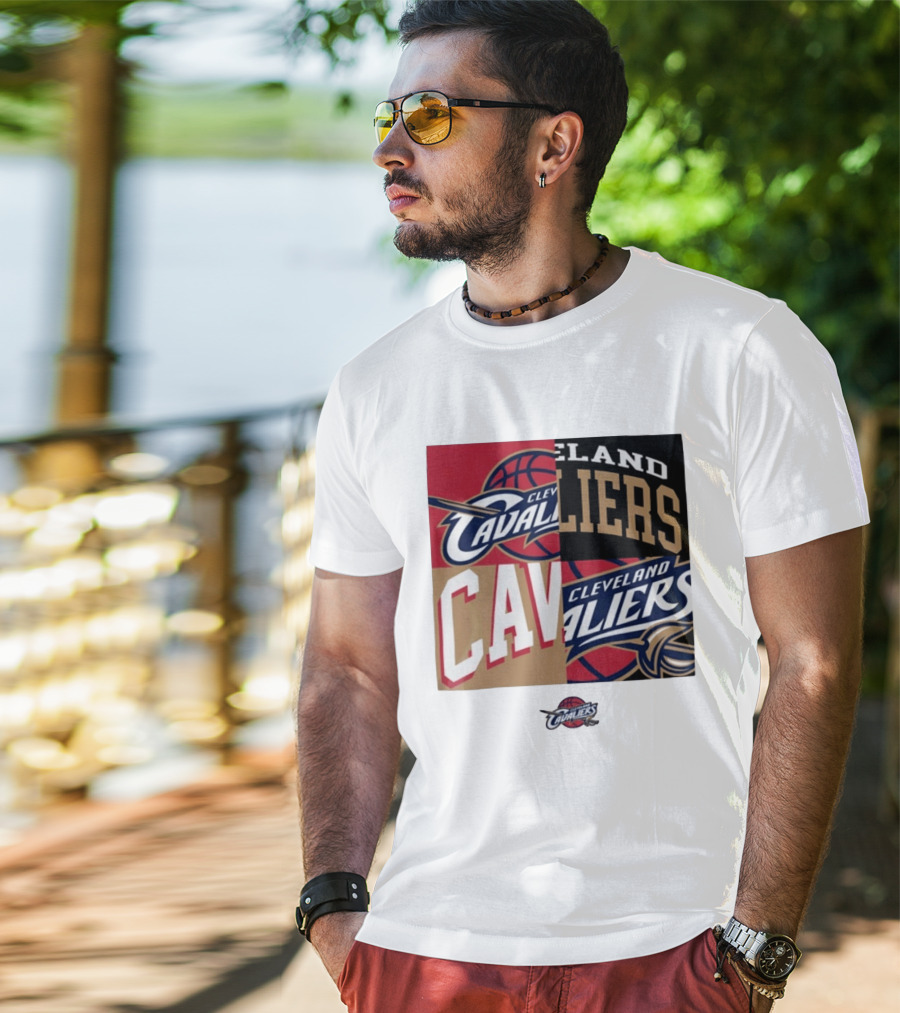 Cleveland Cavaliers Block New Era Iconic Logo Collage T-Shirt