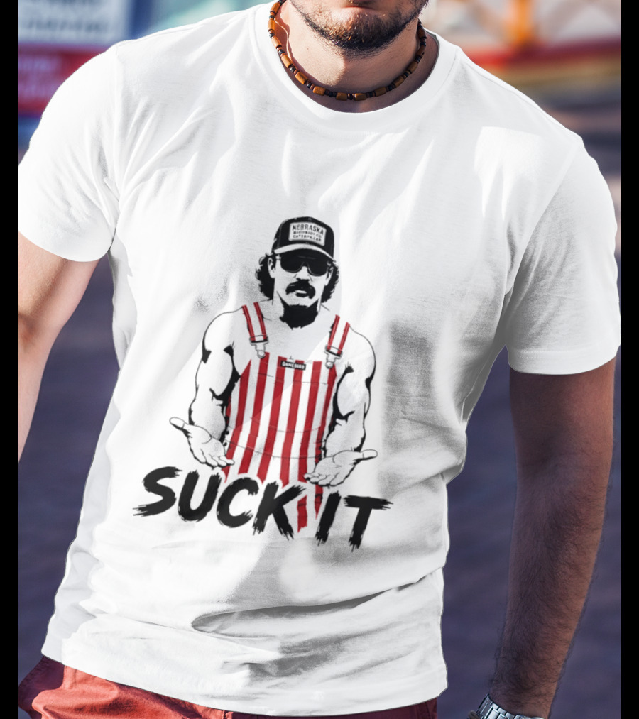 Dr Disrespect Nebraska Machinery Co Suck It Caterpillar Gamebirds T-Shirt