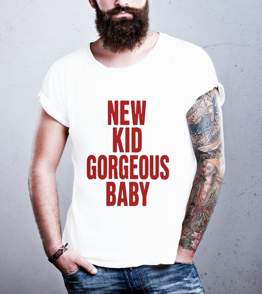 New Kid Gorgeous Baby John Mulaney Red T-Shirt