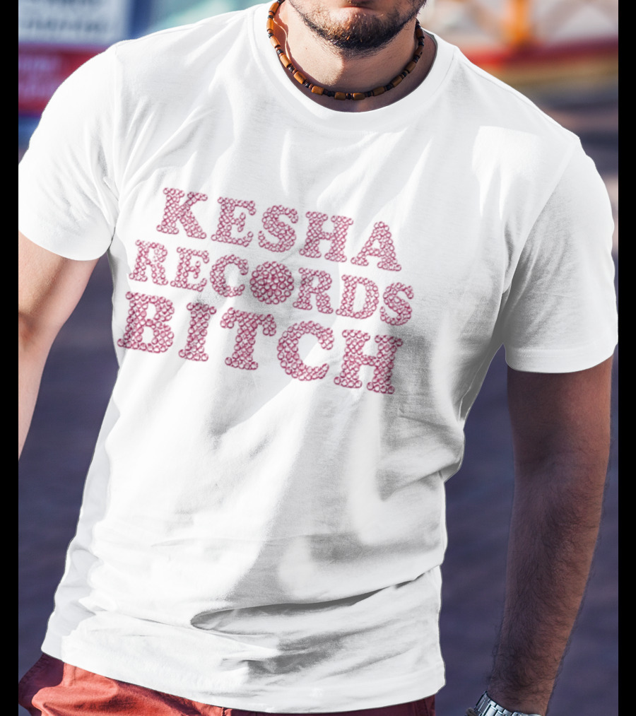 Kesha Records Bitch Flower T-Shirt