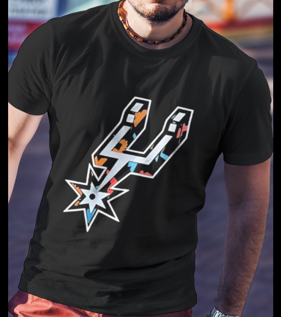 San Antonio Spurs Fiesta Colors NBA T-Shirt