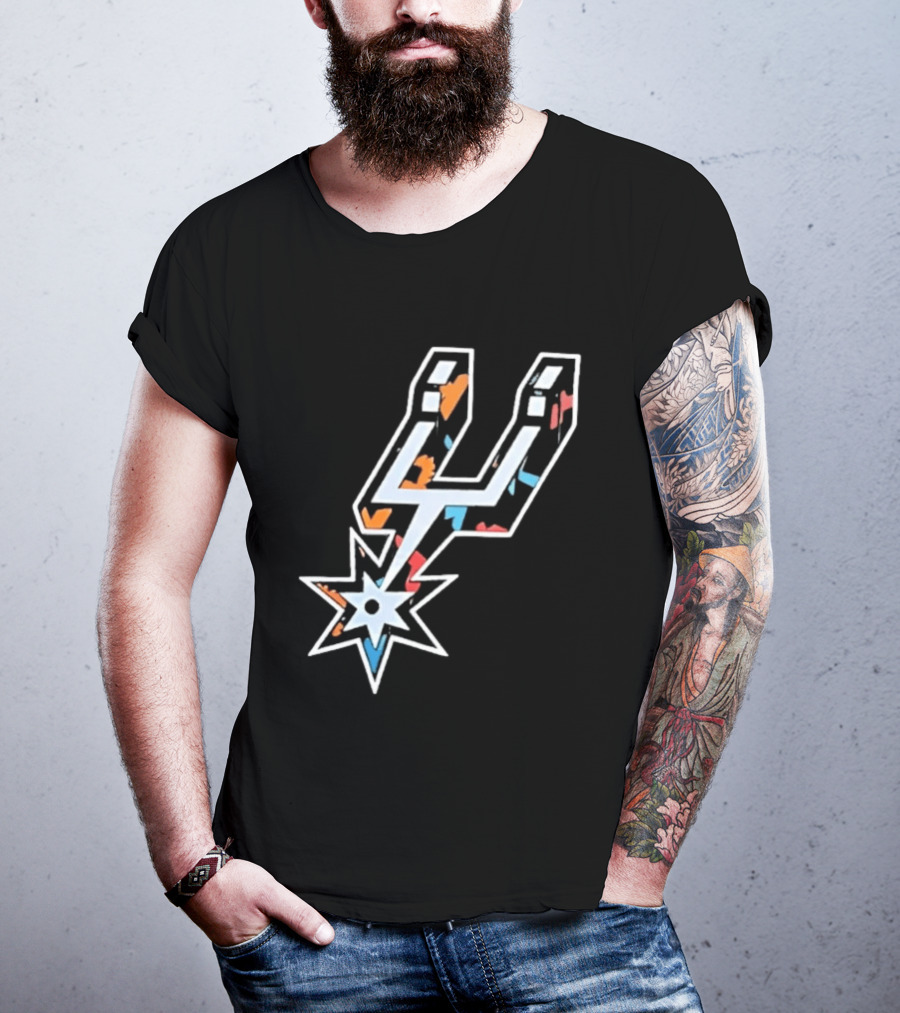 San Antonio Spurs Fiesta Colors NBA T-Shirt