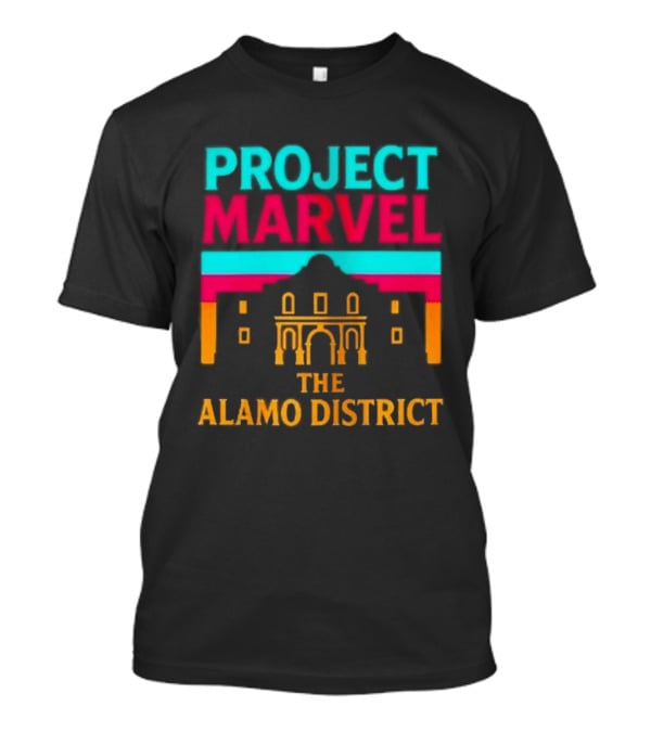 San Antonio Spurs Project Marvel The Alamo District T-Shirt