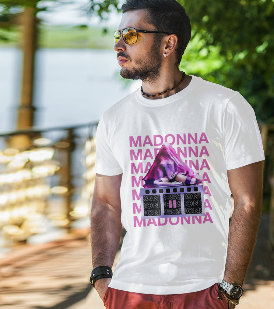 Madonna Confessions II Pink Veil Performance T-Shirt