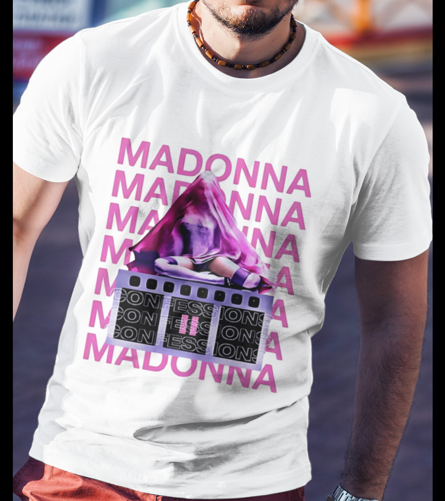 Madonna Confessions II Pink Veil Performance T-Shirt