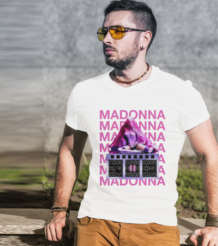 Madonna Confessions II Pink Veil Performance T-Shirt