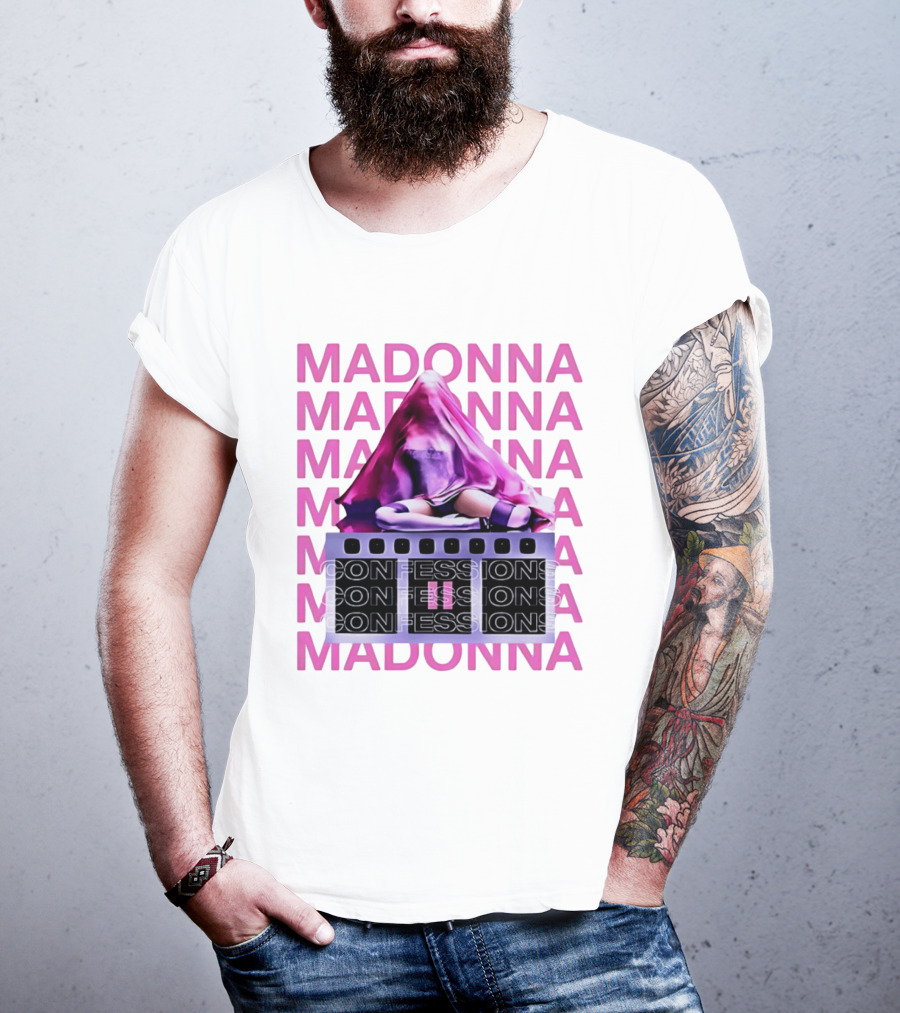 Madonna Confessions II Pink Veil Performance T-Shirt