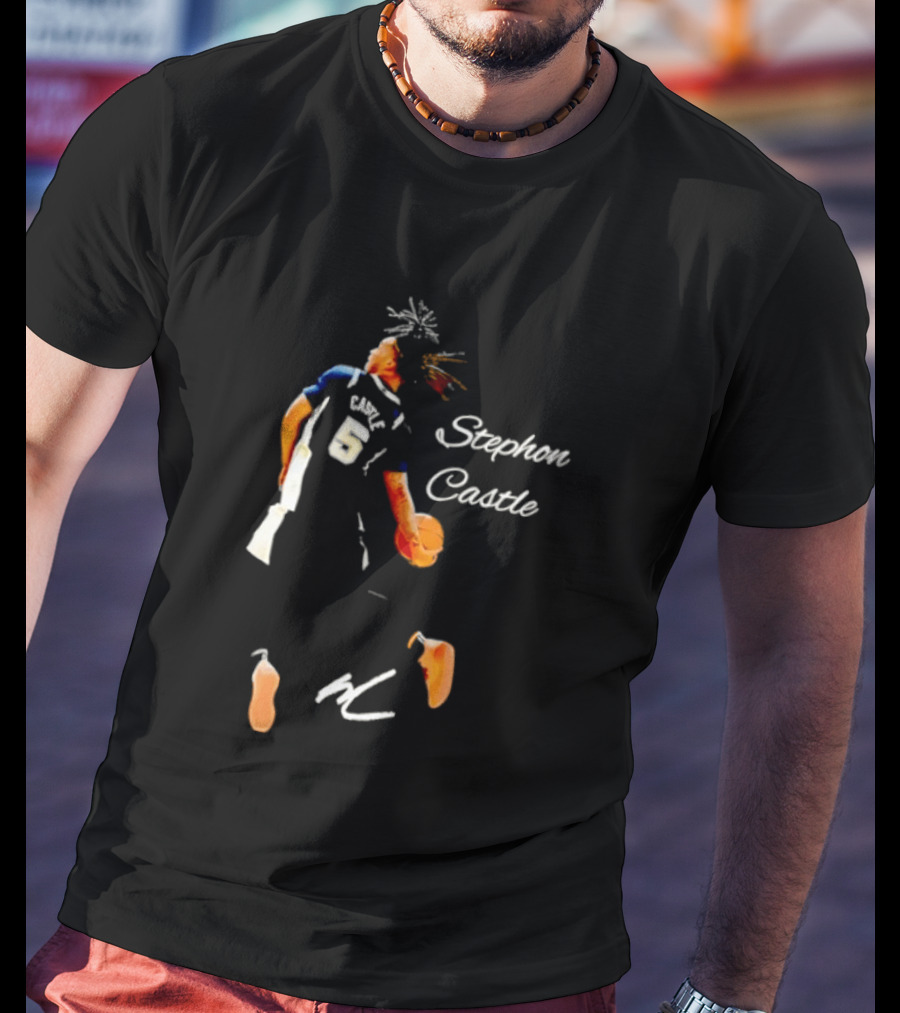 Stephon Castle San Antonio Spurs NBA Basketball Player 5 T-Shirt