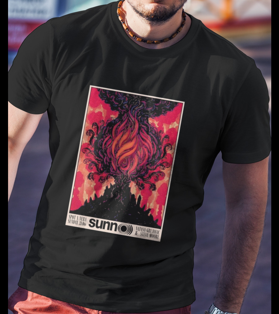 Sunn O Spot X Vera June 21 2026 Groningen NL Natasa Grujovic Steve Moore T-Shirt