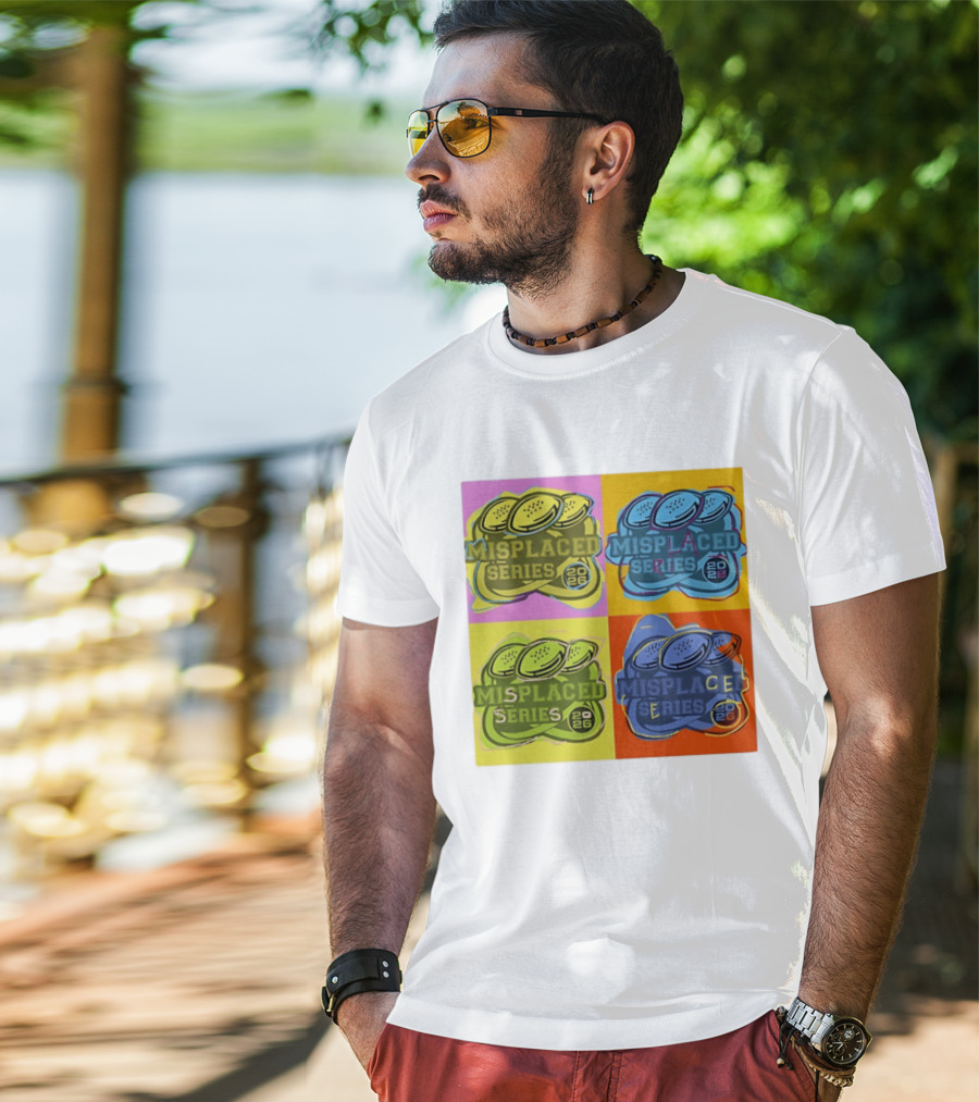Misplaced Series 2026 Pop Art Coins Quadrant T-Shirt