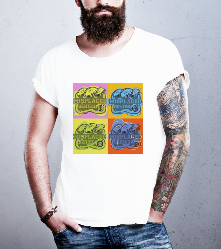 Misplaced Series 2026 Pop Art Coins Quadrant T-Shirt