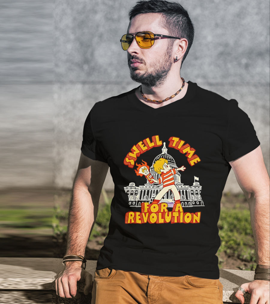Swell Time For A Revolution Schoolhouse Rock Capitol Dome T-Shirt