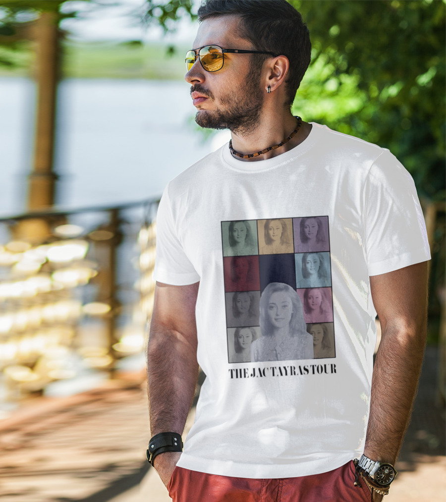 The Jactayras Tour Pop Art Style Multicolor Portrait Collage T-Shirt