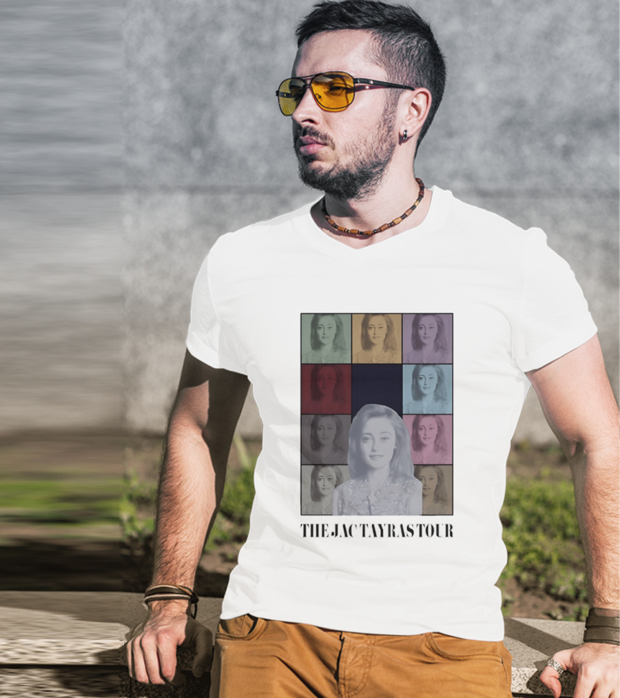 The Jactayras Tour Pop Art Style Multicolor Portrait Collage T-Shirt