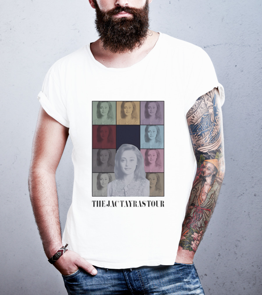 The Jactayras Tour Pop Art Style Multicolor Portrait Collage T-Shirt