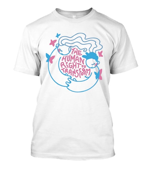 The Human Right To Transform Butterfly Pride Equality Freedom T-Shirt