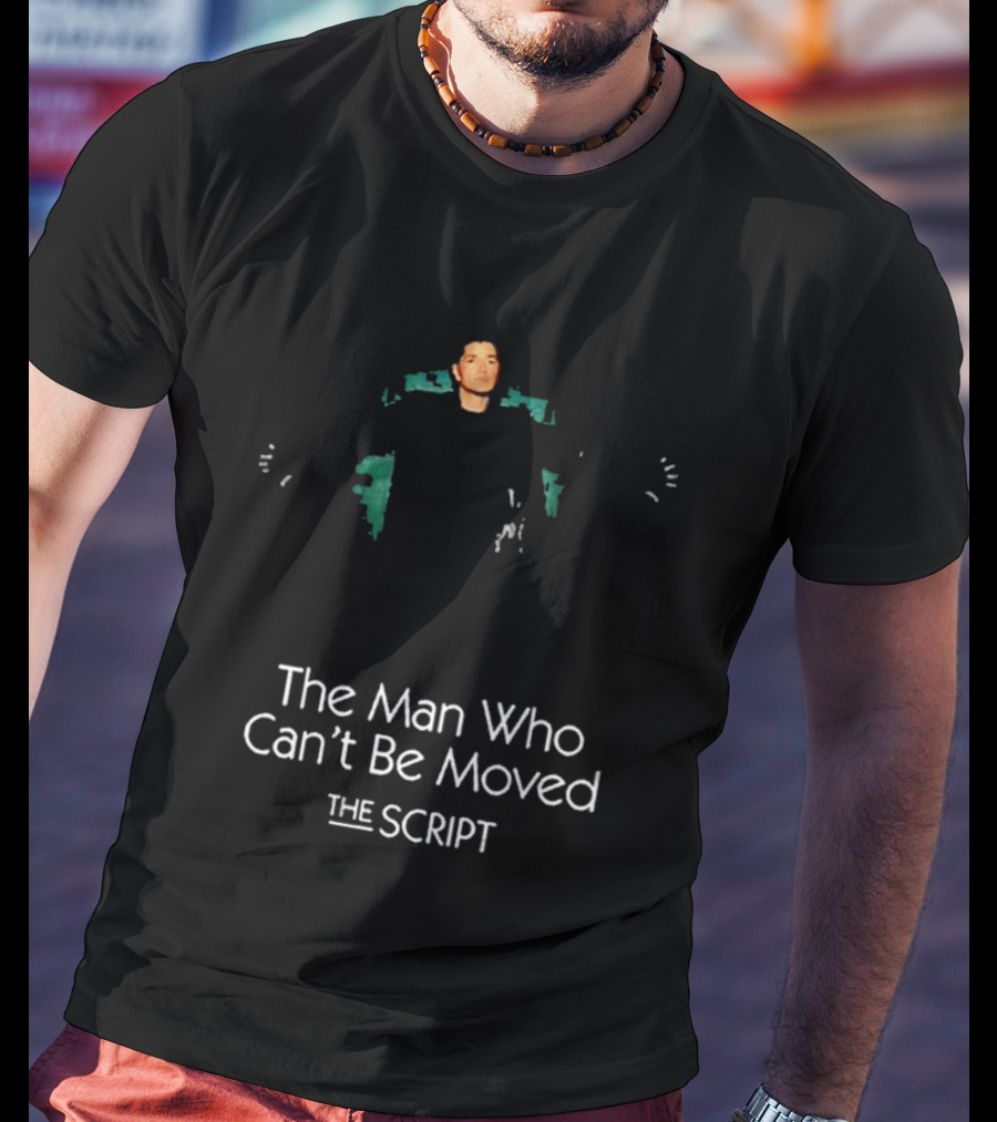 The Man Who Can't Be Moved The Script Photo T-Shirt