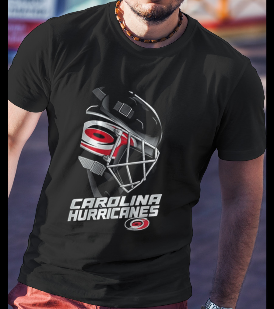 Carolina Hurricanes Hockey Mask Outerstuff Preschool Defender T-Shirt
