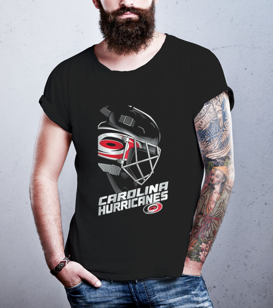 Carolina Hurricanes Hockey Mask Outerstuff Preschool Defender T-Shirt