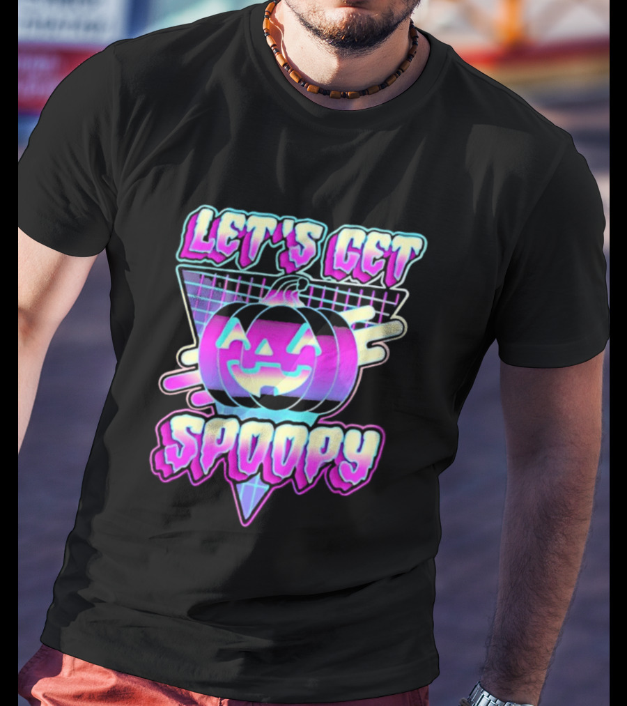 Let's Get Spoopy Halloween Pumpkin T-Shirt