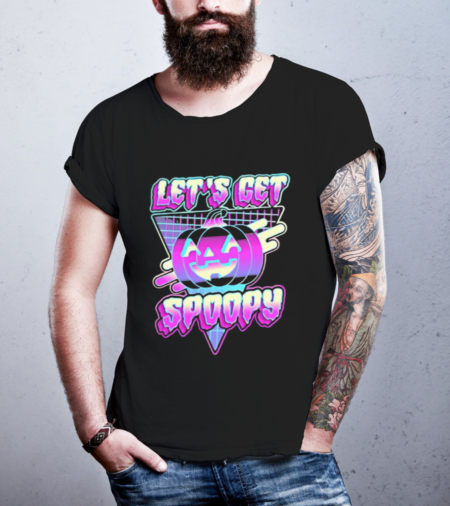 Let's Get Spoopy Halloween Pumpkin T-Shirt
