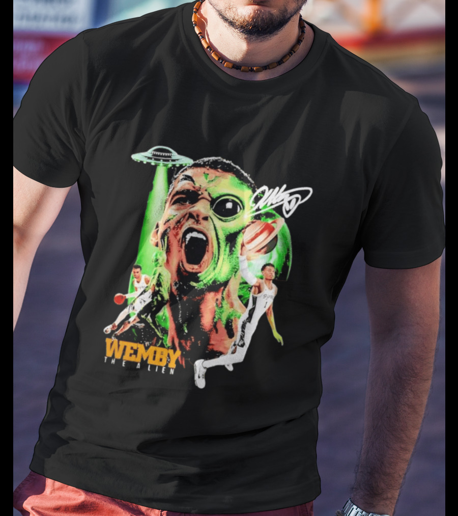 Wemby You Alien Victor Wembanyama San Antonio Spurs 2026 T-Shirt