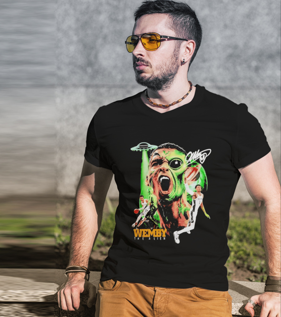 Wemby You Alien Victor Wembanyama San Antonio Spurs 2026 T-Shirt