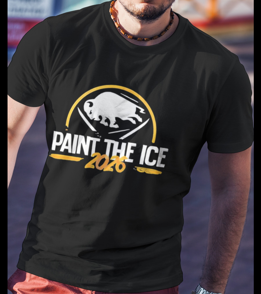Buffalo Sabres Paint The Ice 2026 T-Shirt