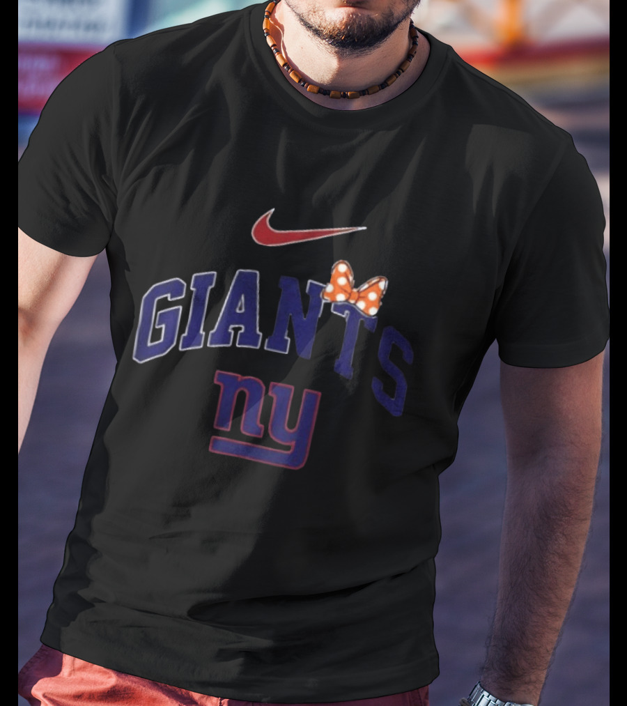 Nike New York Giants Ny Boo To You Fa Boo Lous Giants Bow T-Shirt