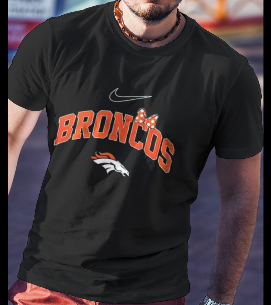 Nike Denver Broncos Boo To You Fa Boo Lous Rugby Two Sided T-Shirt
