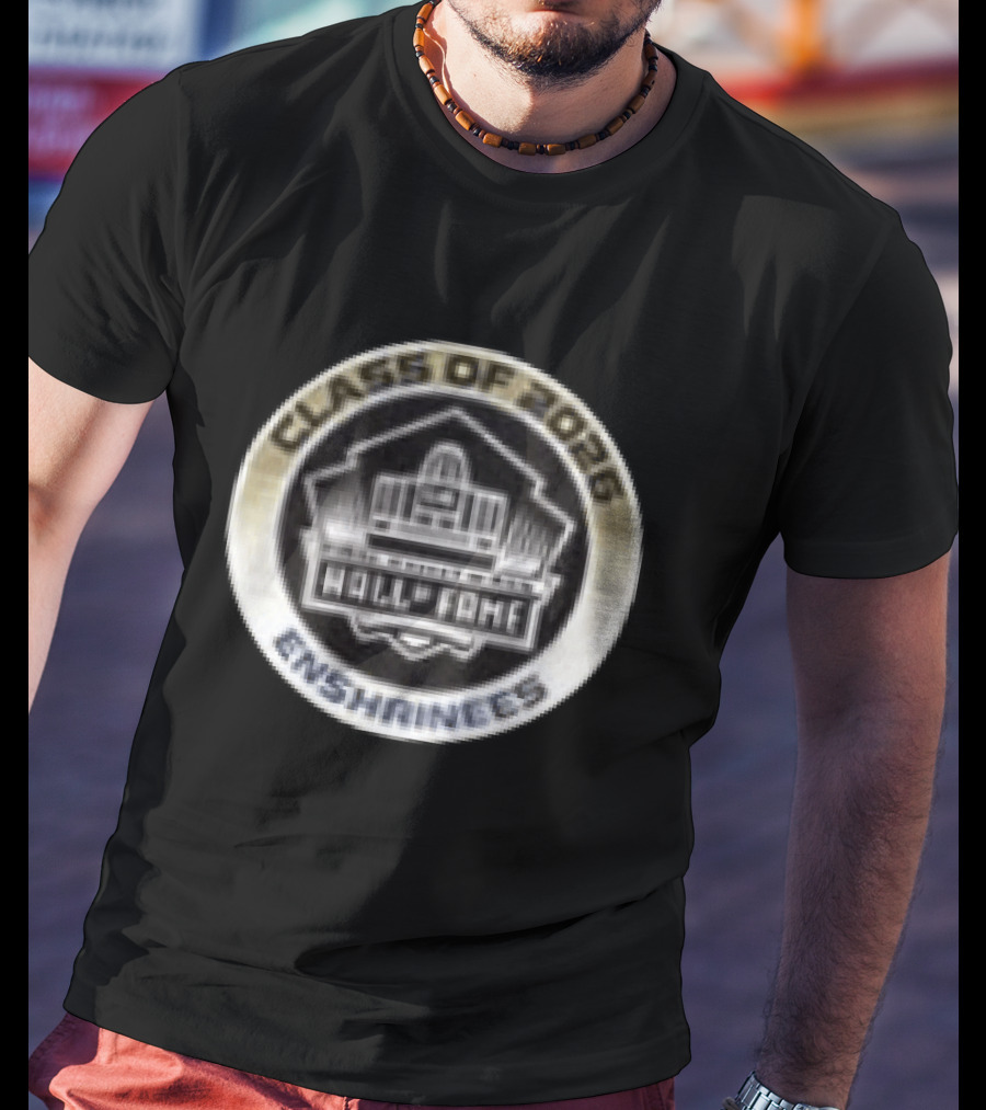 Drew Brees Roger Craig Class Of 2026 Pro Football Hall Of Fame Enshrinees Two Sided T-Shirt