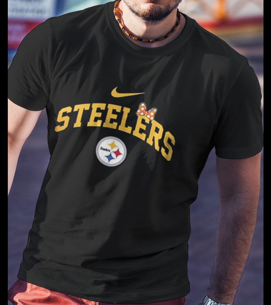 Pittsburgh Steelers Boo To You Fa Boo Lous Rugby Steelers Nike Bow T-Shirt