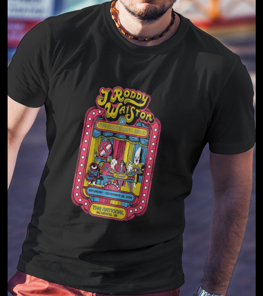 J Roddy Walston The Automatic Band Live 11 28 2026 The National Richmond VA T-Shirt