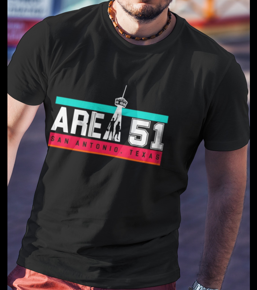 Stephon Castle Victor Wembanyama Area 51 San Antonio Texas Spurs Basketball T-Shirt