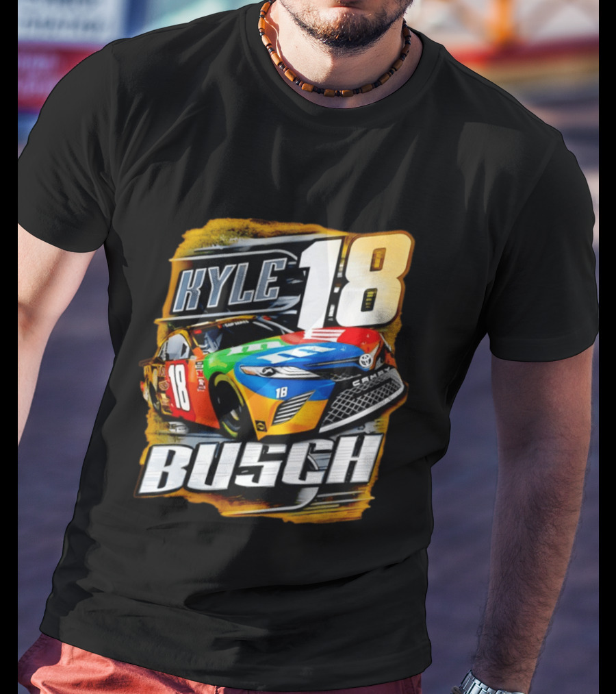 Kyle Busch 18 Toyota Camry Nascar Racing T-Shirt