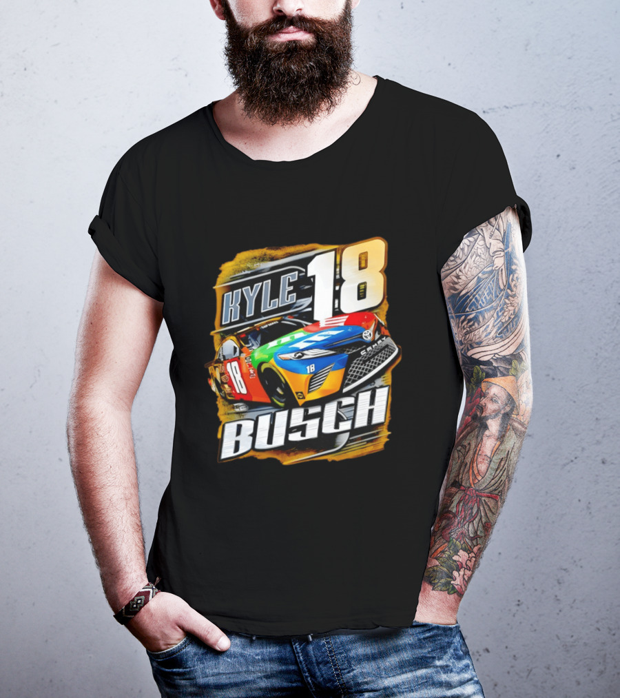 Kyle Busch 18 Toyota Camry Nascar Racing T-Shirt