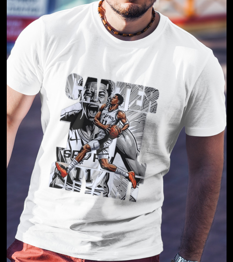 Keldon Johnson Spurs 11 Carter Bryant NBA San Antonio T-Shirt