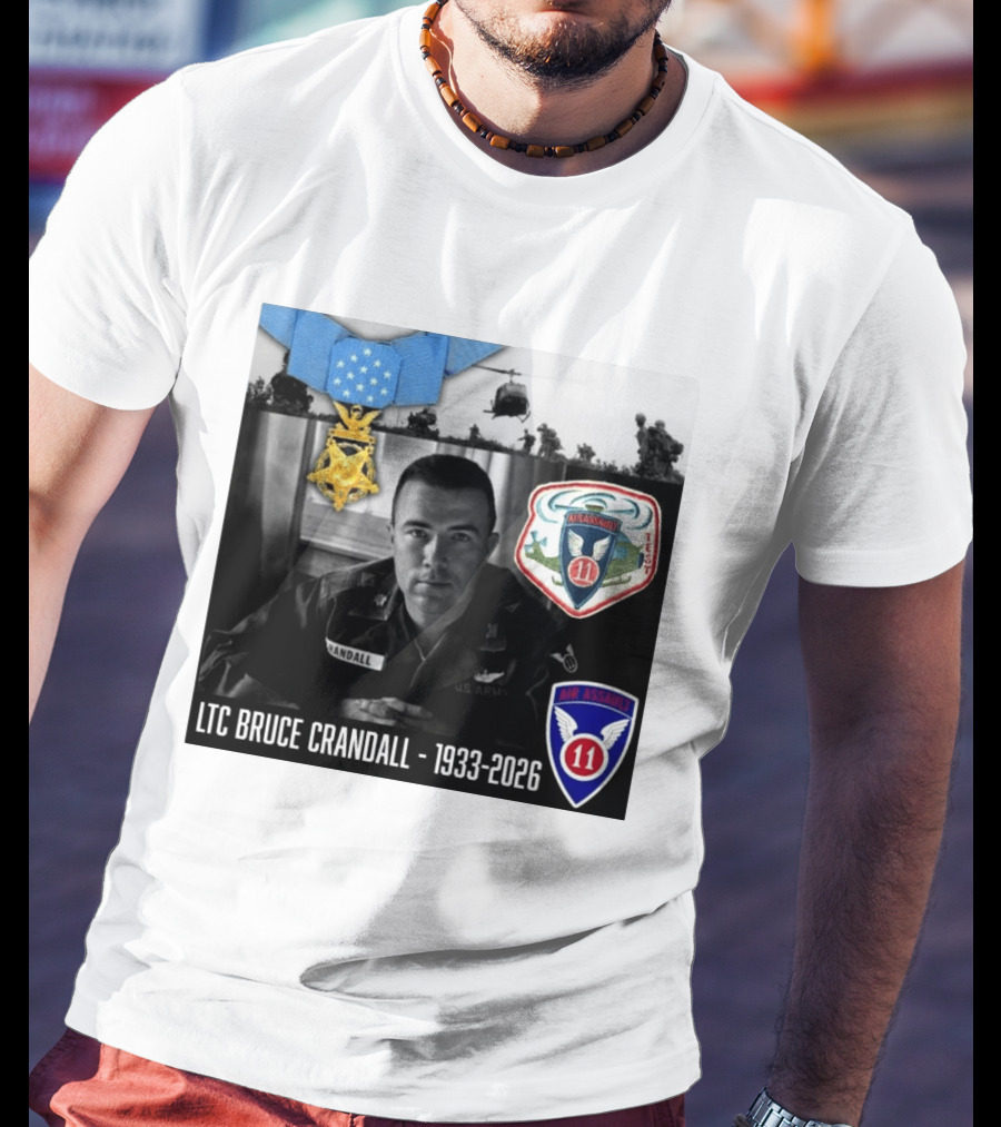 LTC Bruce Crandall Medal Of Honor Air Assault 1933 2026 T-Shirt