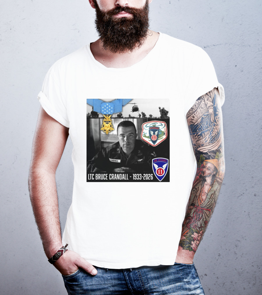 LTC Bruce Crandall Medal Of Honor Air Assault 1933 2026 T-Shirt
