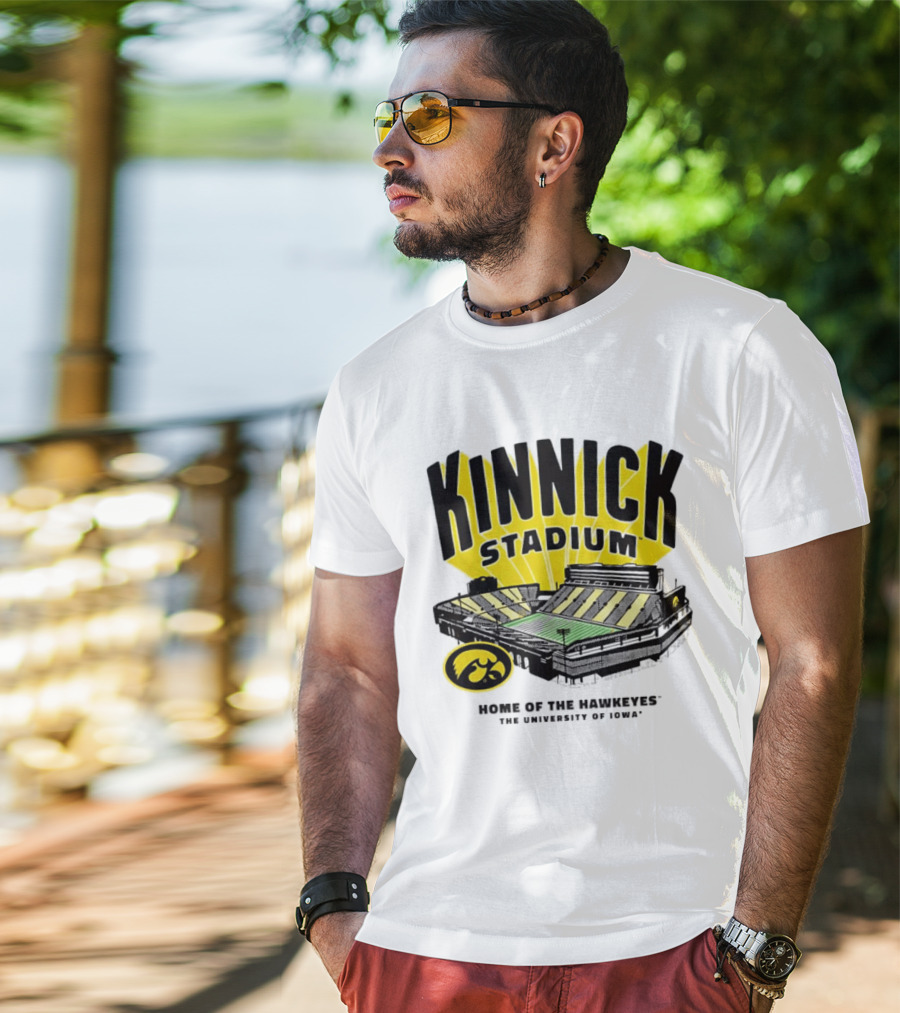 Kinnick Stadium Home Of The Hawkeyes University Of Iowa Football T-Shirt