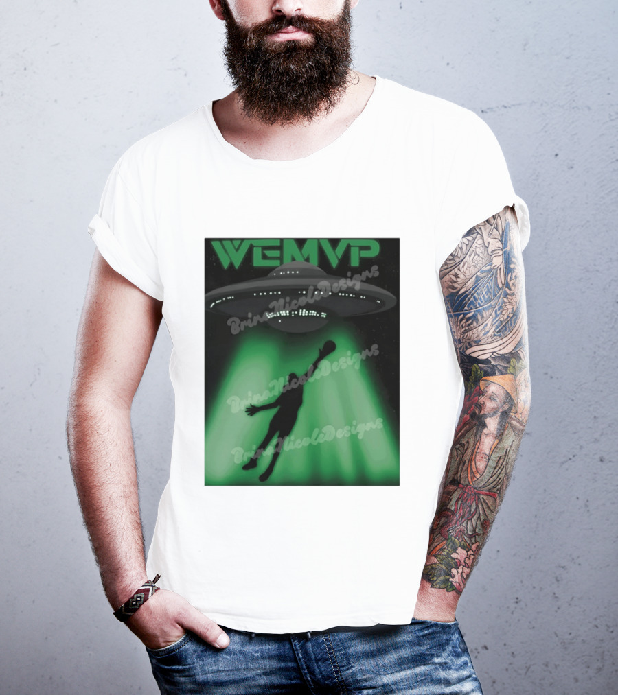 WEMVP Wemby Alien UFO San Antonio Spurs Basketball NBA 2026 T-Shirt