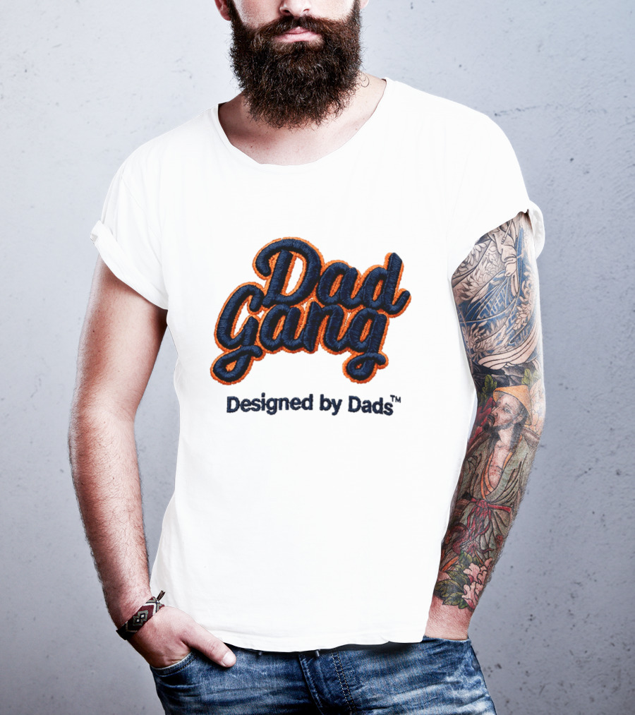 2026 Detroit Tigers Dad Gang Hat Giveaway Dad Gang Designed By Dads T-Shirt