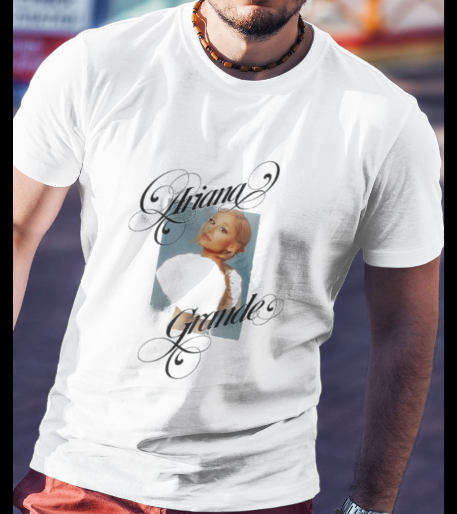 Ariana Grande Vintage Inspired Photo Aesthetic T-Shirt