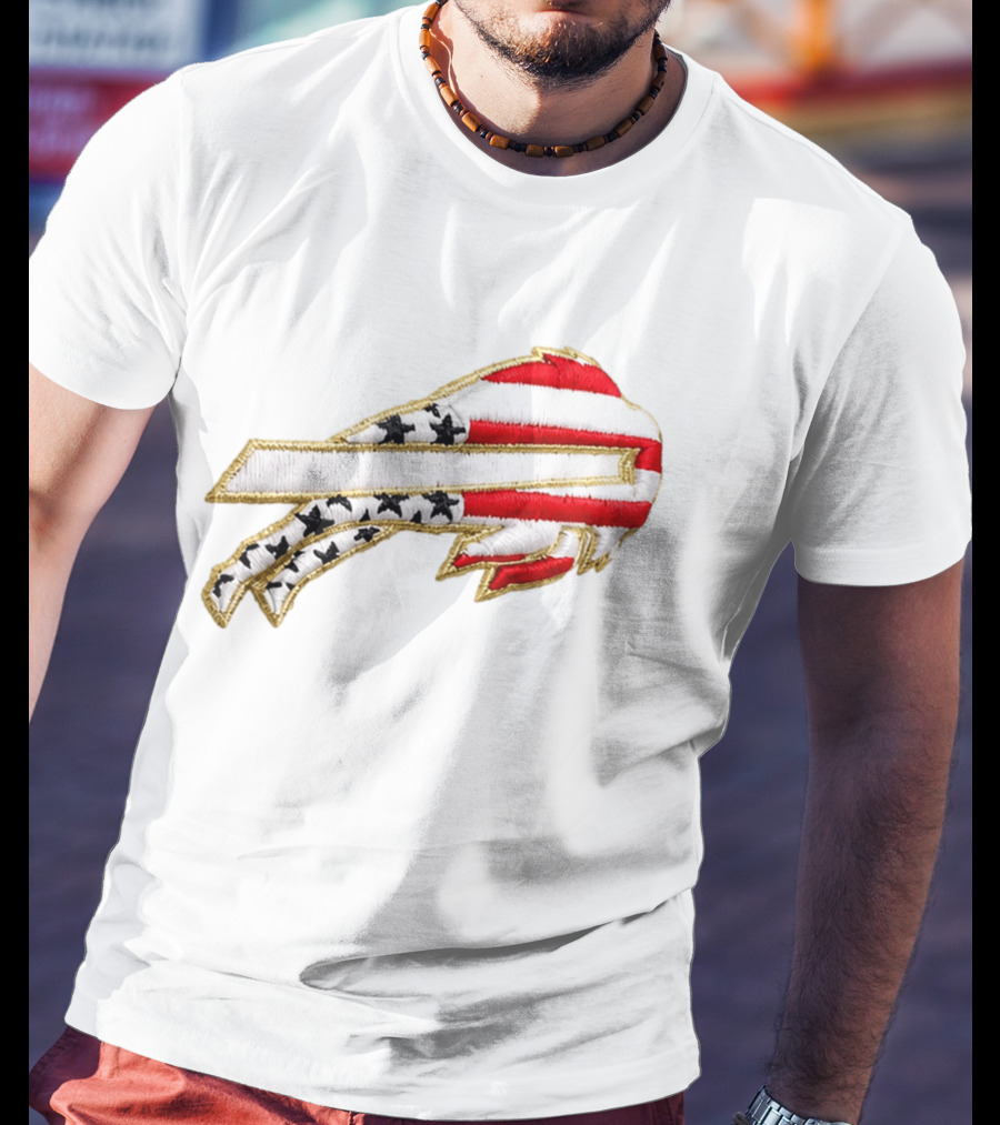 Bills America 250th Anniversary Stars And Stripes T-Shirt